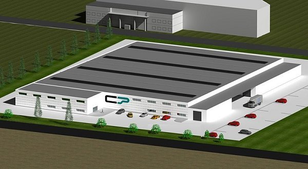 So haben die Architekten den Neubau am Paderborner Airport konzipiert. - © GRAFIK: CP