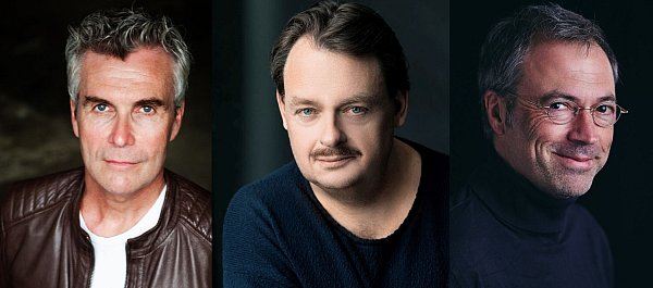 Yasmina Rezas „Kunst“ ist als Eigenproduktion mit (v. l.) Harald Schwaiger, Sascha Nathan und Michael Kamp zu sehen. - © Cornelia Reidinger, Mathias Bothor, Nils Schwarz