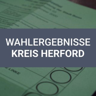 Kommunalwahl 2025: Alle Ergebnisse der Stichwahl im Kreis Herford im Überblick
