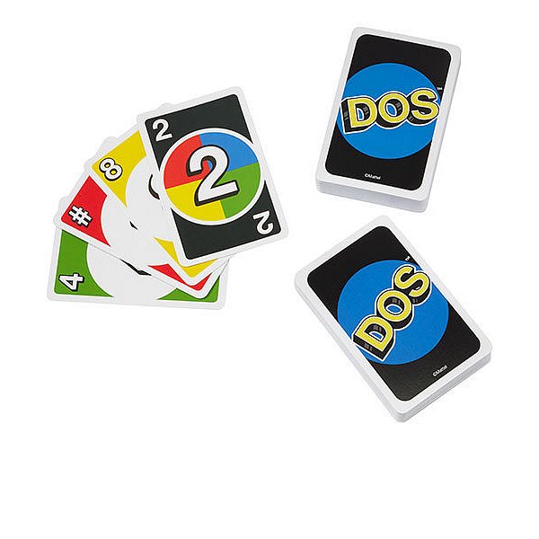 Im Nachfolger zu Uno spielt die Zahl zwei nicht nur im Titel eine wichtige Rolle. - © Mattel