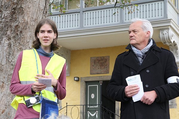 Pro Klimaschutz: Jonathan Sanke fordert eine Änderung der Planung in Richtung Öffentlicher Personennahverkehr und für die Radfahrer. - © Klaus Frensing
