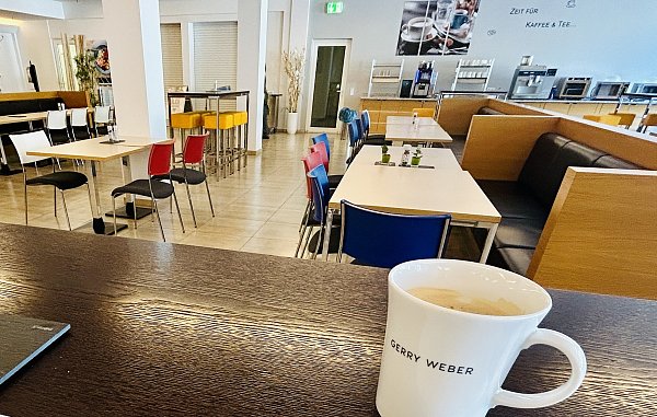 Das Catering-Angebot im Souterrain des Firmensitzes von Gerry Weber in Halle läuft aus. - © Nicole Donath
