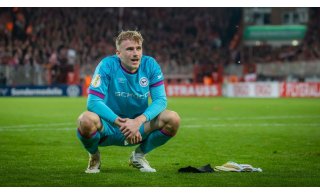 Torwart beinahe als Torschütze: 