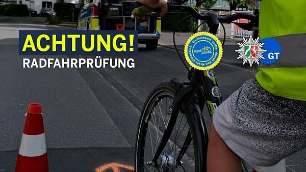 Radfahrprüfung Aktion Radschlag - © Gütersloh