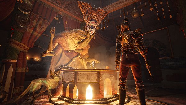 Bei Händlern dürfen wir neue Ausrüstung kaufen – die uns aber leider oft nur kryptisch vermittelt, welche Vorteile wir davon haben. - © A44 Games