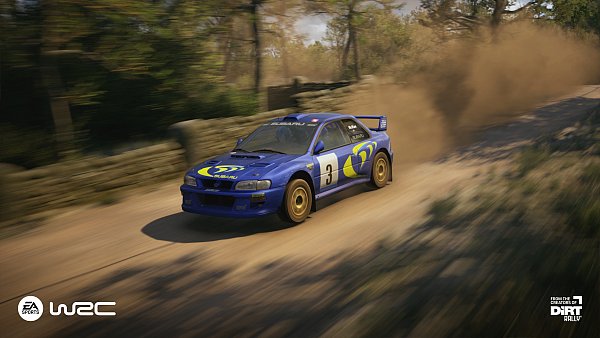 Der Subaru Impreza aus dem Jahr 1998 lässt Erinnerungen an die Colin-McRae-Rennspielserie aufleben. - © EA Sports