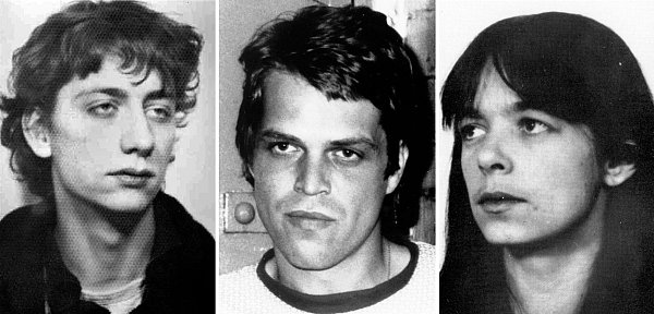 Die Handouts des Bundeskriminalamtes mit den gesuchten Ex-RAF-Terroristen Burkhard Garweg (l.-r.), Ernst-Volker Staub und Daniela Klette. - © Bka