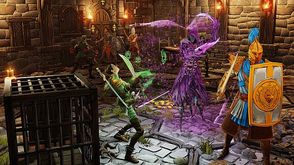 Ob die Helden im Hintergrund die richtigen Karten ziehen, um ihren Freund zu retten? - © Twin Sails Interactive