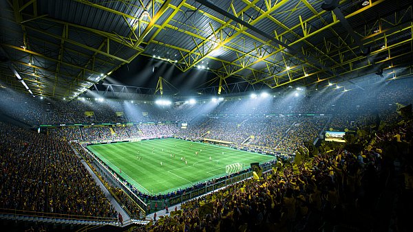 Der Signal-Iduna-Park von Borussia Dortmund ist auch in diesem Jahr grafisch implementiert. Bei der Präsentation macht EA wieder vieles richtig. - © EA