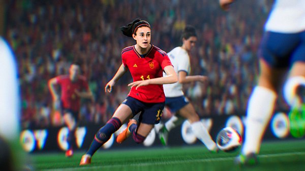 Die Frauen rund um die spanische Weltklassekickerin Alexia Putellas sind erstmals bei Ultimate Team spielbar. - © EA