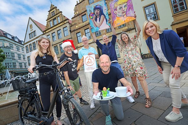 Gute Ideen finden und fördern: Darum ging es bei „Deine Fan-Aktion für Bielefeld“. - © Bielefeld Marketing