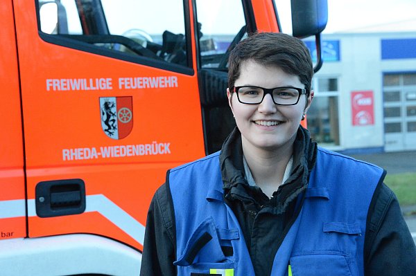 Nicole Pollklas war 2015 die erste Brandmeisterin in Rheda-Wiedenbrück. - © AndreasEickhoff@web.de