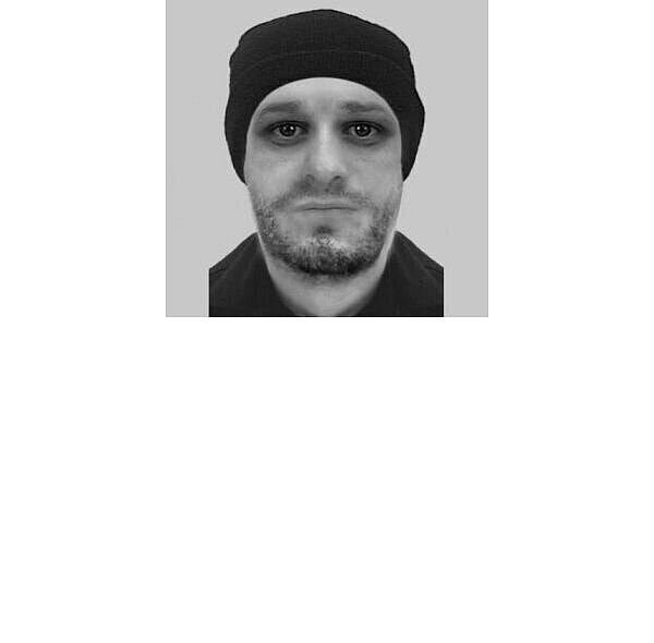 Gesucht wird nach diesem Mann, von dem Polizei ein Phantombild angefertigt hat. - © LKA
