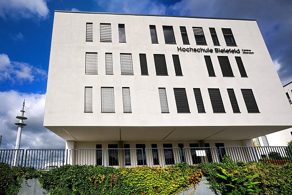 Der Campus in Gütersloh bietet drei Varianten an: Praxisintegrierte Studiengänge, berufsbegleitende Studiengänge und Vollzeitstudiengänge. - © Andreas Frücht