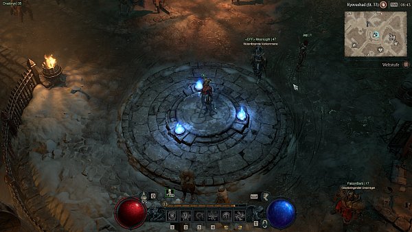 In den Städten treffen wir unweigerlich auch auf andere menschliche Spieler. - © Screenshot/Sebastian Beeg