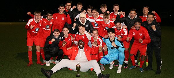 Jubel III: Theesens A-Junioren gewinnen durch eine starke Leistung gegen Wellensiek 3:0. - © Nicole Bentrup