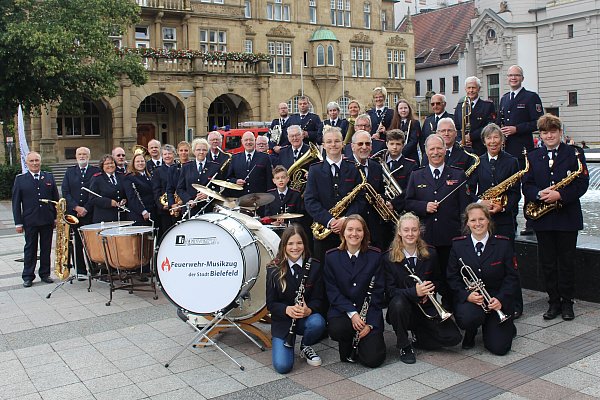 Der Feuerwehrmusikzug der Stadt Bielefeld. - © Stadt Bielefeld
