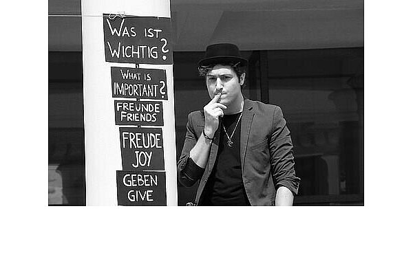 Mario Richter zeigt eine Show ohne Worte. - © privat