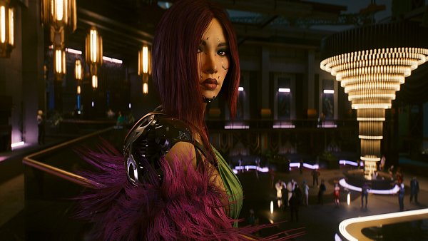 Unsere neue Helferin: Die Netrunnerin Songbird will eine Heilung gegen unser terminales Problem haben. Blufft sie nur? - © CD Projekt