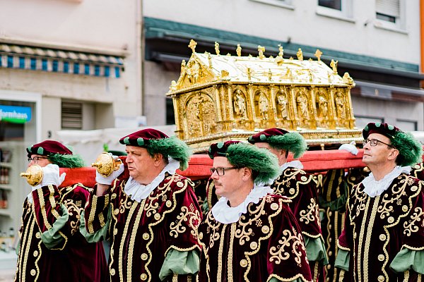 Die Erhebung der Reliquien des Heiligen Liborius bildet den Auftakt des Libori-Festes in Paderborn. - © 2018