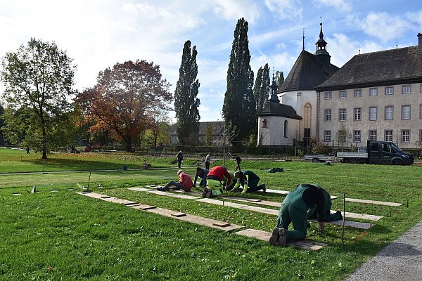 Die Pflanzungen führte die Garten- und Landschaftsbaufirma Lott aus Boffzen durch. - © LGS