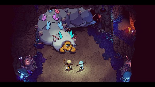 Immer wieder treffen wir auf Bossgegner. Hier bekämpfen wir eine etwas zu groß geratene und äußerst verärgerte Schnecke. - © Sabotage Studio