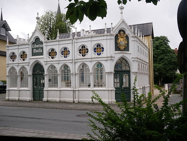 Die Liborius-Trinkhalle heute befindet sich im Besitz der Stadt Bad Lippspringe. - © Klaus Karenfeld