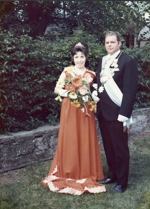 Marianne Voss und Dieter Baumann waren vor 50 Jahren das Königspaar. - © Schützenbruderschaft Borgentreich