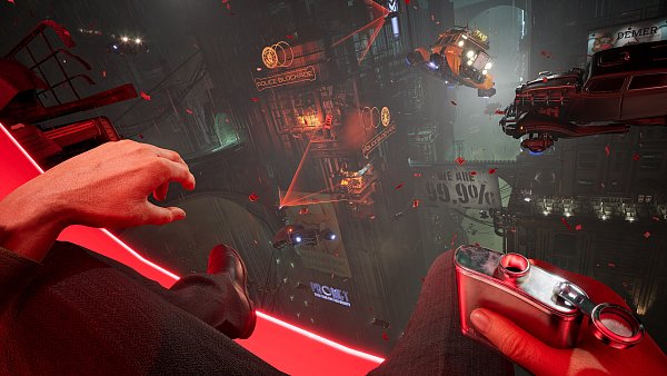 Das New York des Jahres 2329 ist ein Neon-Alptraum aus Stahl und menschlichem Hochmut, ganz zu schweigen von wahnsinnig stimmungsvoll. - © Critical Hit Games