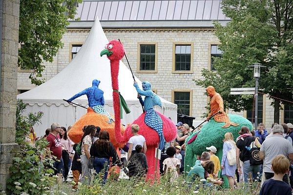 Der Wackelpeter lädt auch 2024 wieder in den Ravensberger Park ein. - © Peter Unger