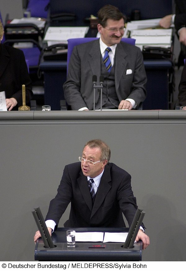 Gerd Wächter im Bundestag. - © MELDEPRESS/Sylvia Bohn