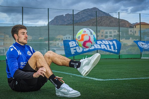 Christopher Schepp, hier im Trainingslager im Januar 2023. - © Sarah Jonek