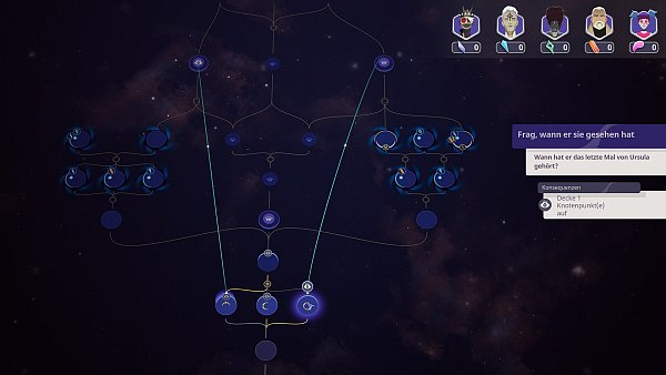 Hier sehen wir, welche Folgen unsere Entscheidungen haben könnten und welche Entscheidungen wir treffen müssen, um verfolgte Ziele zu erreichen. - © Don't Nod Entertainment