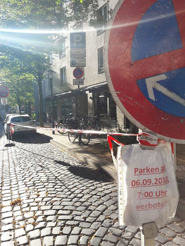 ParkplatzAnarchie an der Bielefelder Welle nw.de