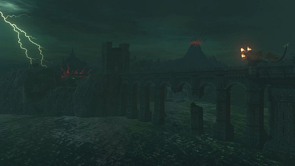 Die Unterwelt sorgt im aktuellen Teil für deutlich düsterere Stimmung als noch bei "Breath of the Wild". - © Nintendo, 2023