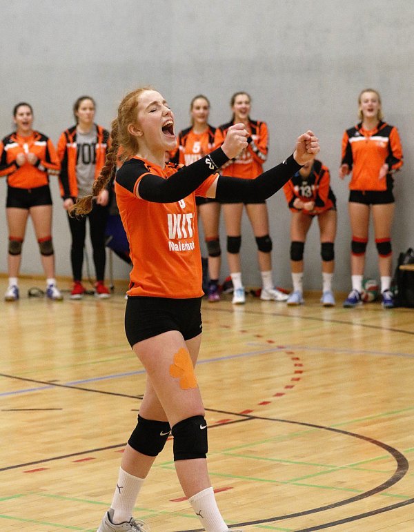 In guter Form: Freya Rensing zählte im Frauen-Oberligateam des Volleyballregionalkaders (VoR) Paderborn zuletzt stets zu den Stützen. - © Stefan Hoppe