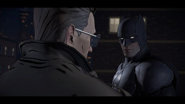Noch nicht so richtig gut miteinander: Captain Jim Gordon und Batman. - © Telltale Games