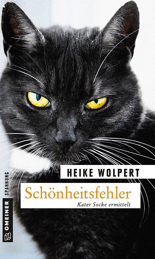 Kater Socke ermittelt: Das Cover des Katzenkrimis.