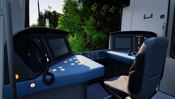 Unser Arbeitsplatz für die nächste Schicht. Wir empfehlen, unbedingt den Expertenmodus zu fahren – erst damit erlebt man alle Facetten einer Arbeitstages am nicht vorhandenen Steuer eines U-Bahn-Zugs. - © Aerosoft