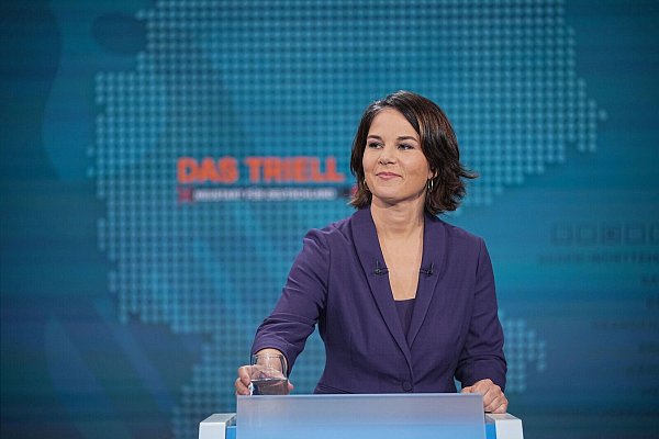 Kanzlerkandidatin Annalena Baerbock (Bündnis 90/Die Grünen). - © picture alliance/dpa/dpa Pool