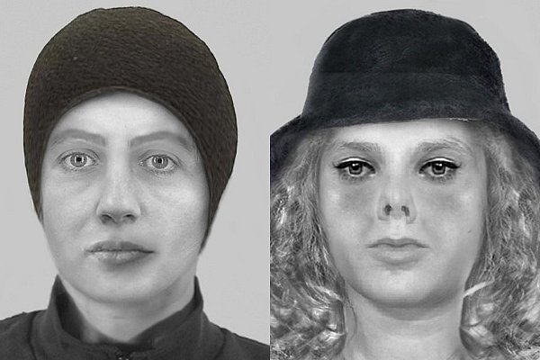 Mit diesen Phantombildern fahndet die Polizei im landesweiten Fahndungsportal nach den beiden Frauen, die in Gütersloh eine 66-Jährige um mehr als 100.000 Euro und Goldschmuck betrogen haben. - © Polizei NRW