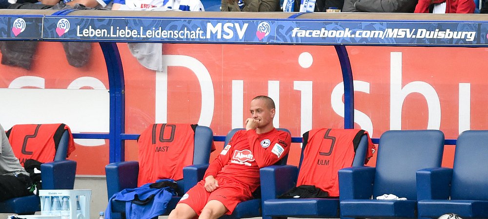 Christian Müller hat nach dem Ärger in Duisburg wieder Grund zum Lachen. Er ist von seiner Verletzung genesen und könnte am Samstag bereits wieder auf dem Platz stehen. - © Christian Weische