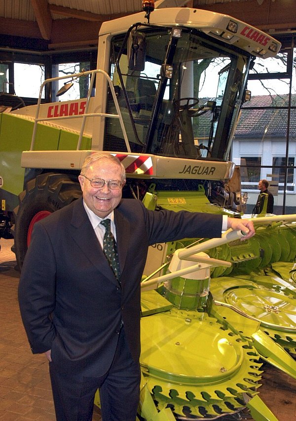 Der Firmenchef des Landmaschinenherstellers Claas, Helmut Claas. - © picture alliance