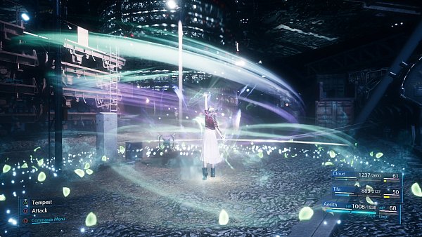 Holen unsere Charaktere ihre mächtigen Zauber raus, gibt's auf dem Bildschirm richtig was zu gucken. - © Square Enix
