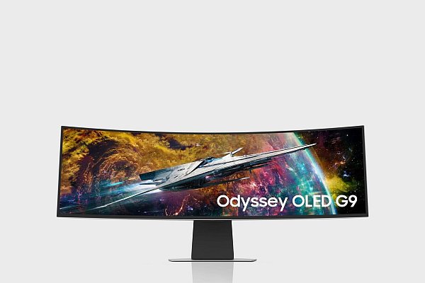Breiter Brummer: Samsungs Odyssey OLED G9 spannt und krümmt sich auf 49 Zoll. - © Samsung/dpa-tmn