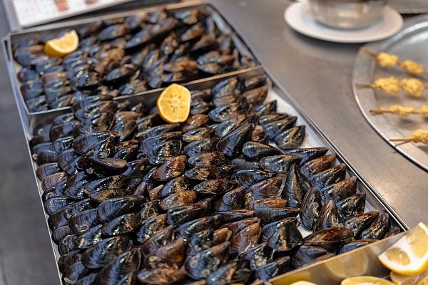 Muscheln sind in der Türkei oft mit Reis gefüllt. - © Ahmed Deeb/dpa