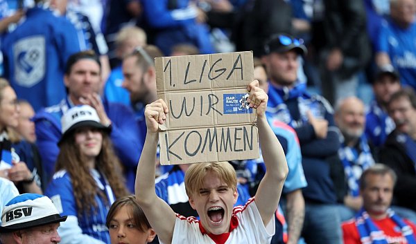 HSV-Vorfreude pur. - © Christian Charisius/dpa