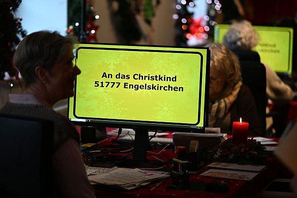 An diese Adresse können noch bis 20.12. Wunschzettel geschickt werden. (Archivbild) - © Federico Gambarini/dpa