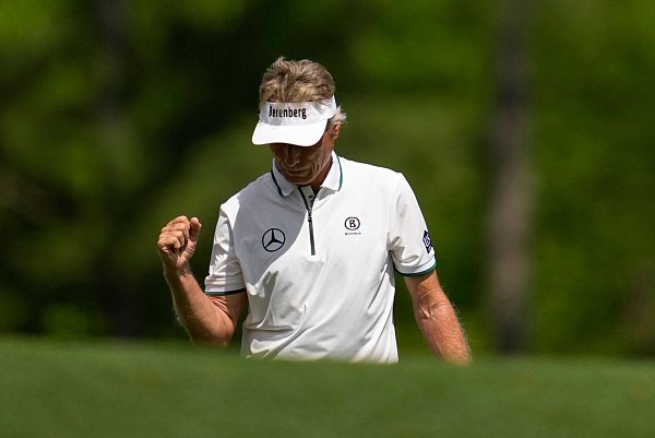 Golf-Routinier Bernhard Langer spielt sein letztes Masters-Turnier. - © Ashley Landis/AP/dpa