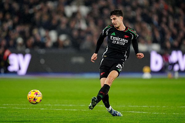 Kai Havertz spielt dieses Jahr nicht am zweiten Weihnachtsfeiertag: Sein FC Arsenal ist am 27. Dezember dran. - © Mike Egerton/PA Wire/dpa